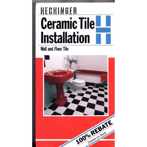 Vintage 1988 Hechinger Ceramic Tile Installation VHS Wall & Floor Tile DIY Guide - Picture 1 of 3